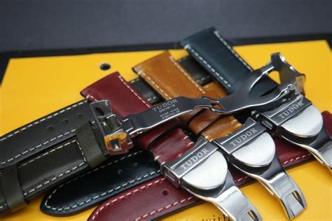 tudor oem leather strap|authentic tudor watch straps.